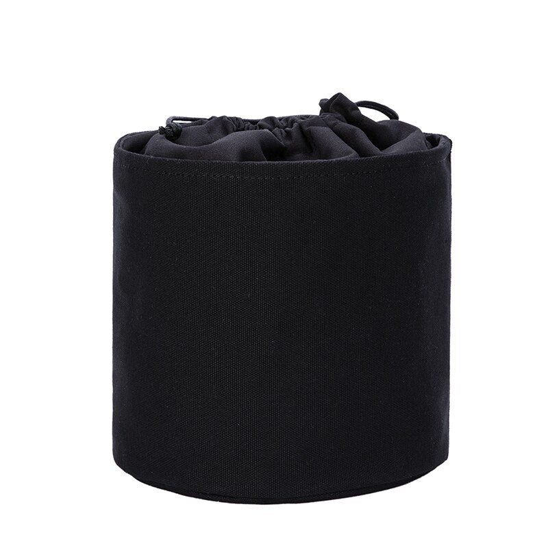 Eco Cotton Canvas Drawstring Toiletry Bag