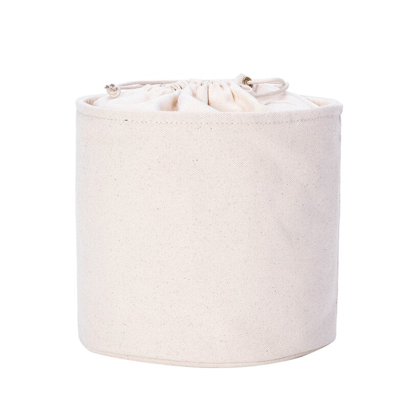 Eco Cotton Canvas Drawstring Toiletry Bag