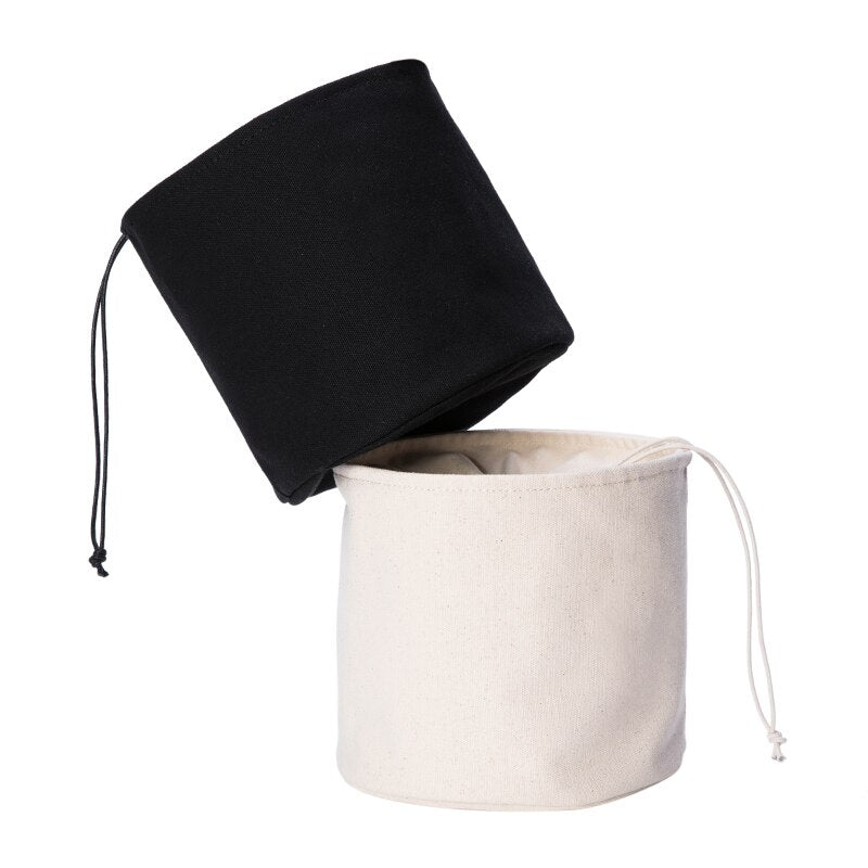 Eco Cotton Canvas Drawstring Toiletry Bag