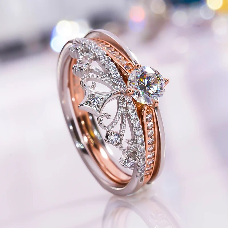 Crown of Rejoicing Ring (Moissanite)