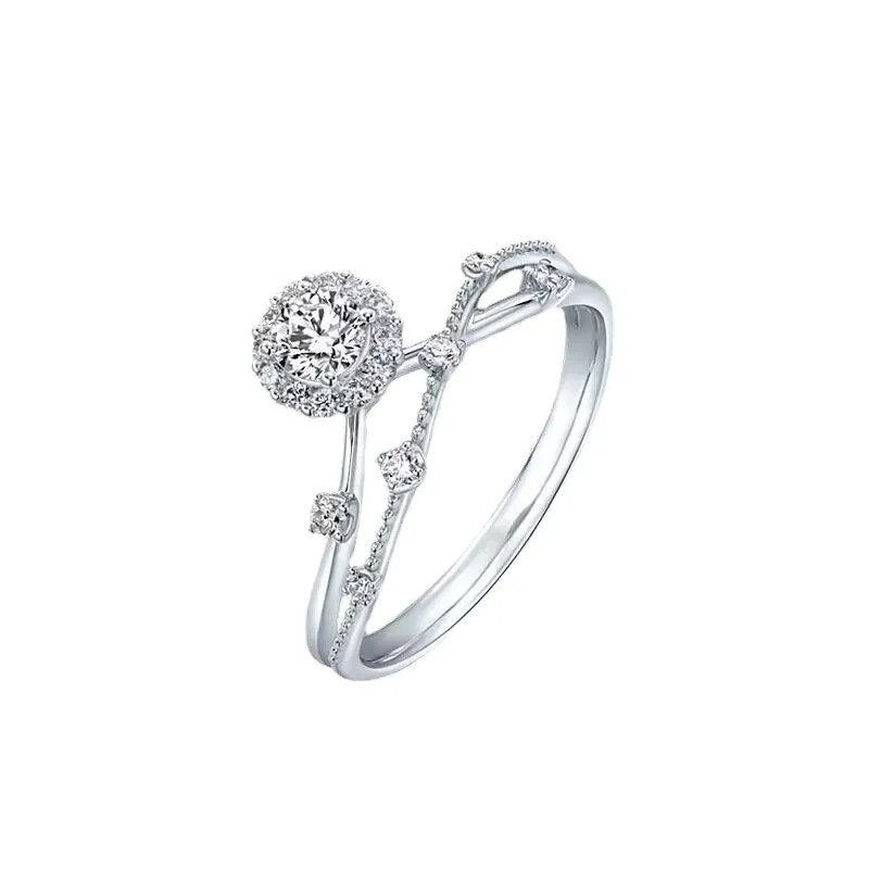 Eternal Beauty: 0.5ct & 1ct Moissanite Eternity Rings