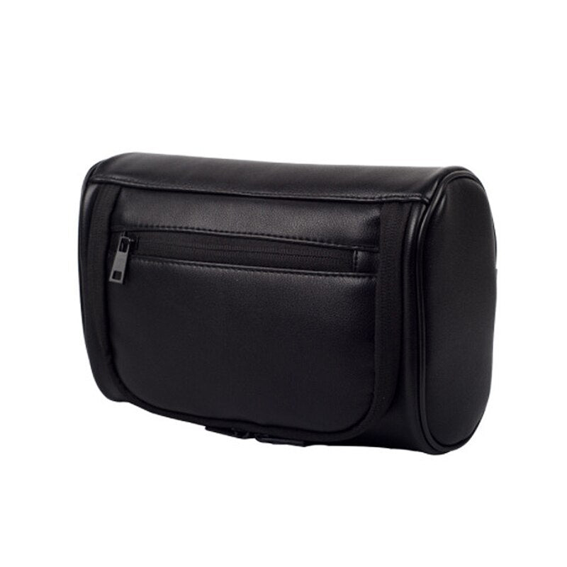 Men's Retro PU Leather Travel Toiletry Bag