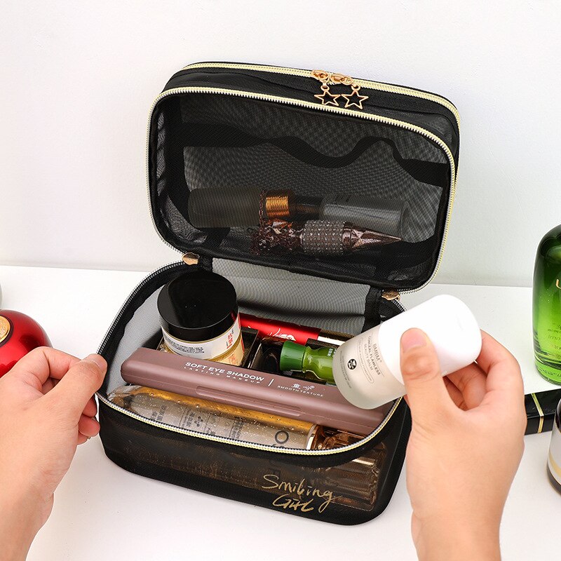 Stellar Mesh Makeup Organizer