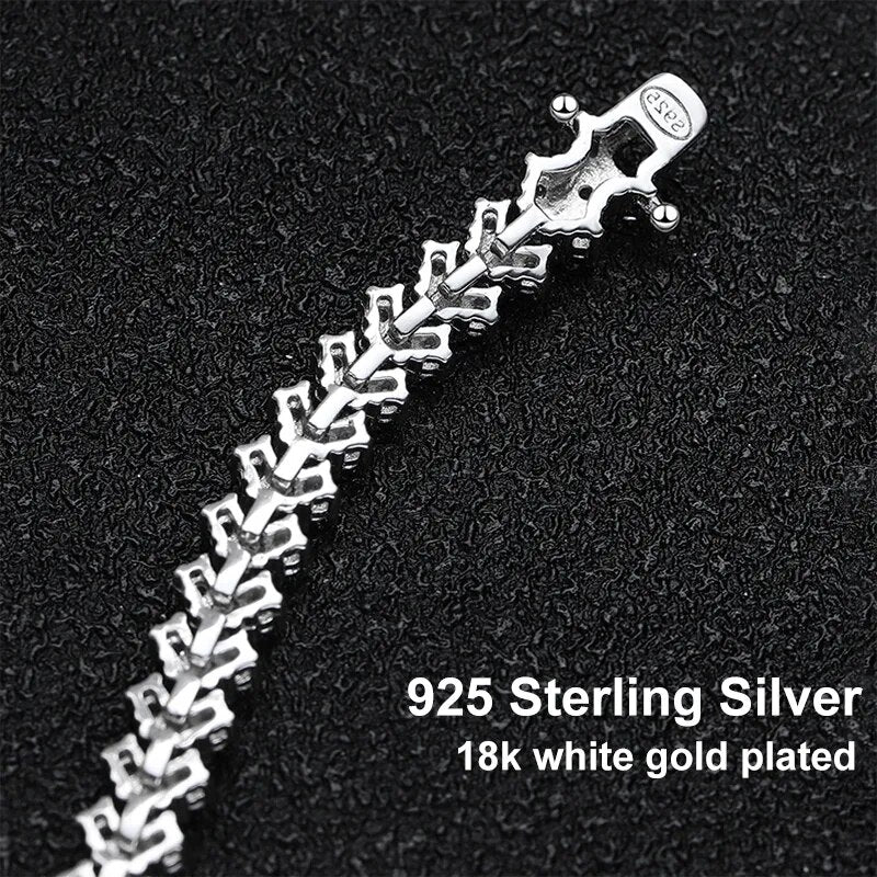Heartfelt Brilliance: 1.5mm Real Moissanite Heart Tennis Bracelet