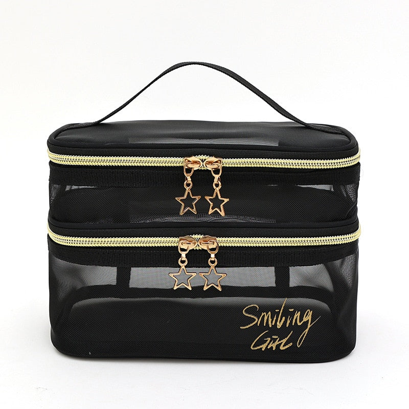 Stellar Mesh Makeup Organizer