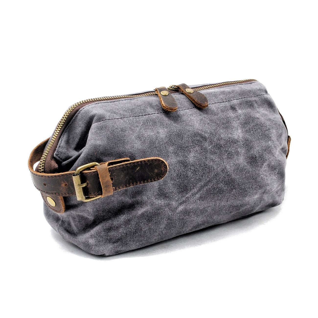 Men's Water-Resistant Canvas Toiletry Bag