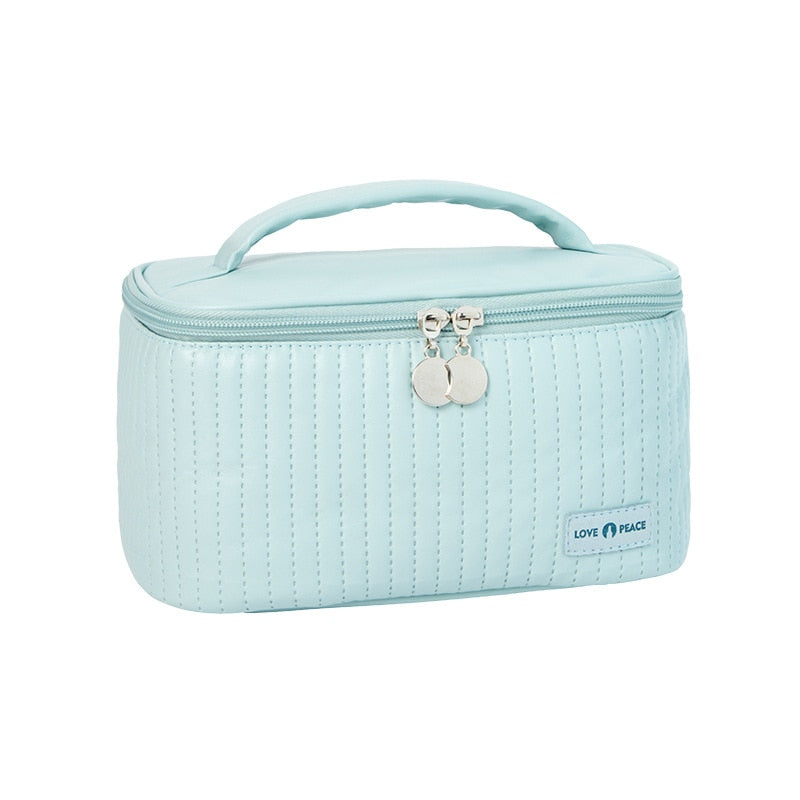 Stitched Box Makeup Organizer