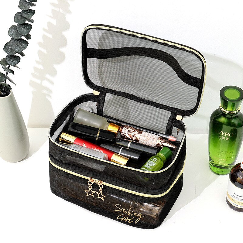 Stellar Mesh Makeup Organizer