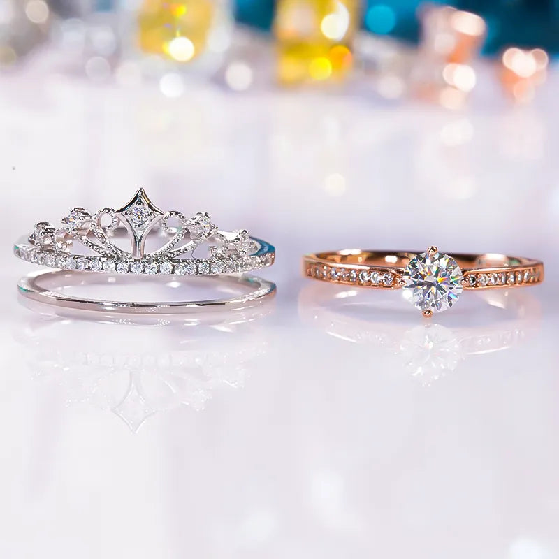 Crown of Rejoicing Ring (Moissanite)