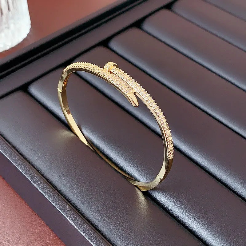 Crystal Geometric Bangles - A Dazzling Statement