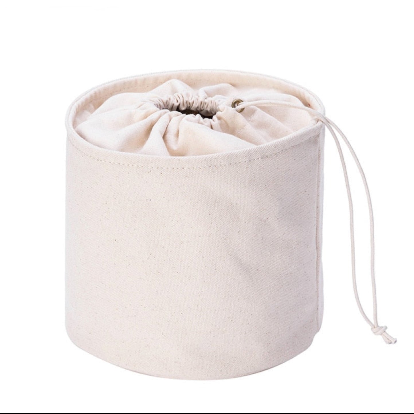 Eco Cotton Canvas Drawstring Toiletry Bag