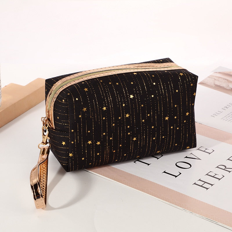 Sparkling Starry Night Cosmetic Bag