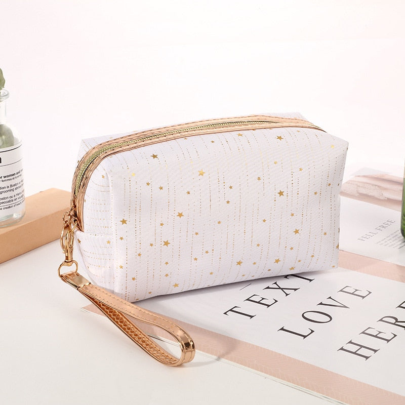 Sparkling Starry Night Cosmetic Bag