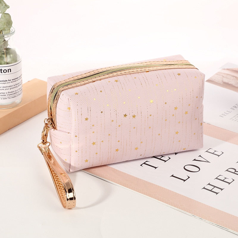 Sparkling Starry Night Cosmetic Bag