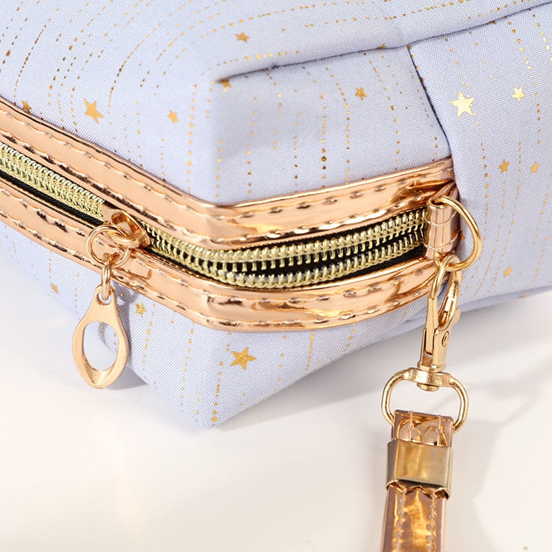 Sparkling Starry Night Cosmetic Bag