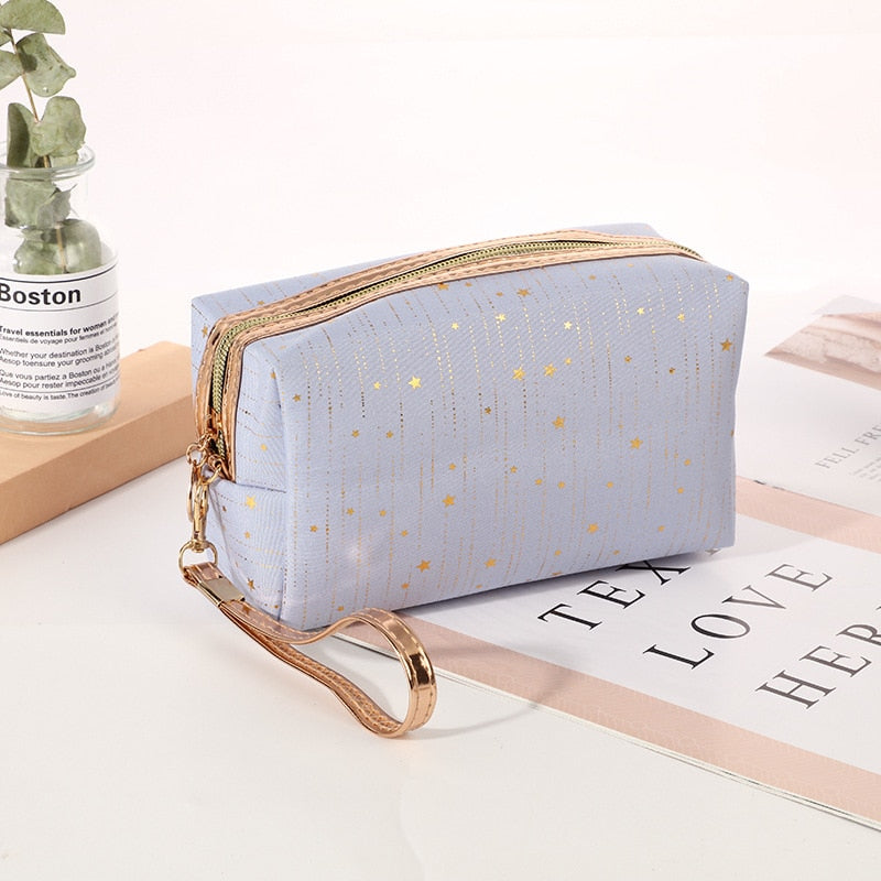 Sparkling Starry Night Cosmetic Bag
