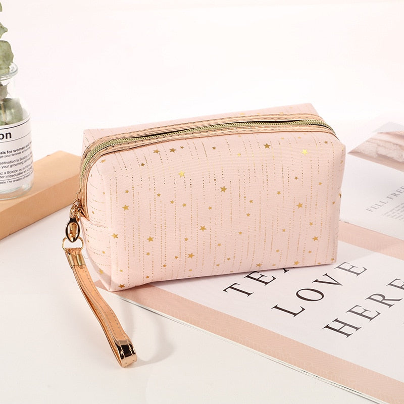 Sparkling Starry Night Cosmetic Bag