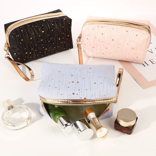 Sparkling Starry Night Cosmetic Bag