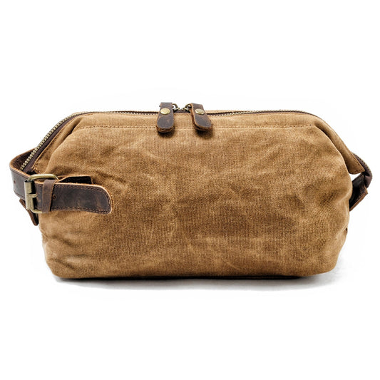 Men's Water-Resistant Canvas Toiletry Bag